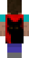 Плащ Черный кот на красном фоне для Майнкрафт