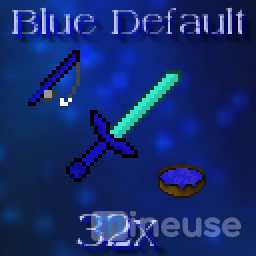 Ресурспак Blue Default для Майнкрафт