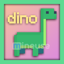 Ресурспак dino 16x для Майнкрафт