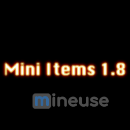 Ресурспак Mini items v2.0 для Майнкрафт