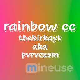 Ресурспак rainbow by kirka для Майнкрафт