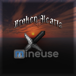 Ресурспак broken hearts для Майнкрафт