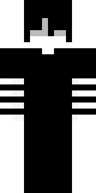 Скин Черно-белый в полосатой кофте для Майнкрафт