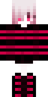Скин Обвисший черно-розовый свитер для майнкрафт