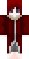 Скин Белая чёлка на один глаз для Майнкрафт