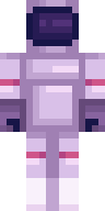 Скин Фиолетовый космонавт для майнкрафт