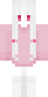 Скин Розовая девочка без штанов для майнкрафт
