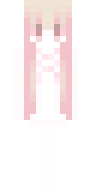 Скин Розовая девочка в белой одежде для майнкрафт